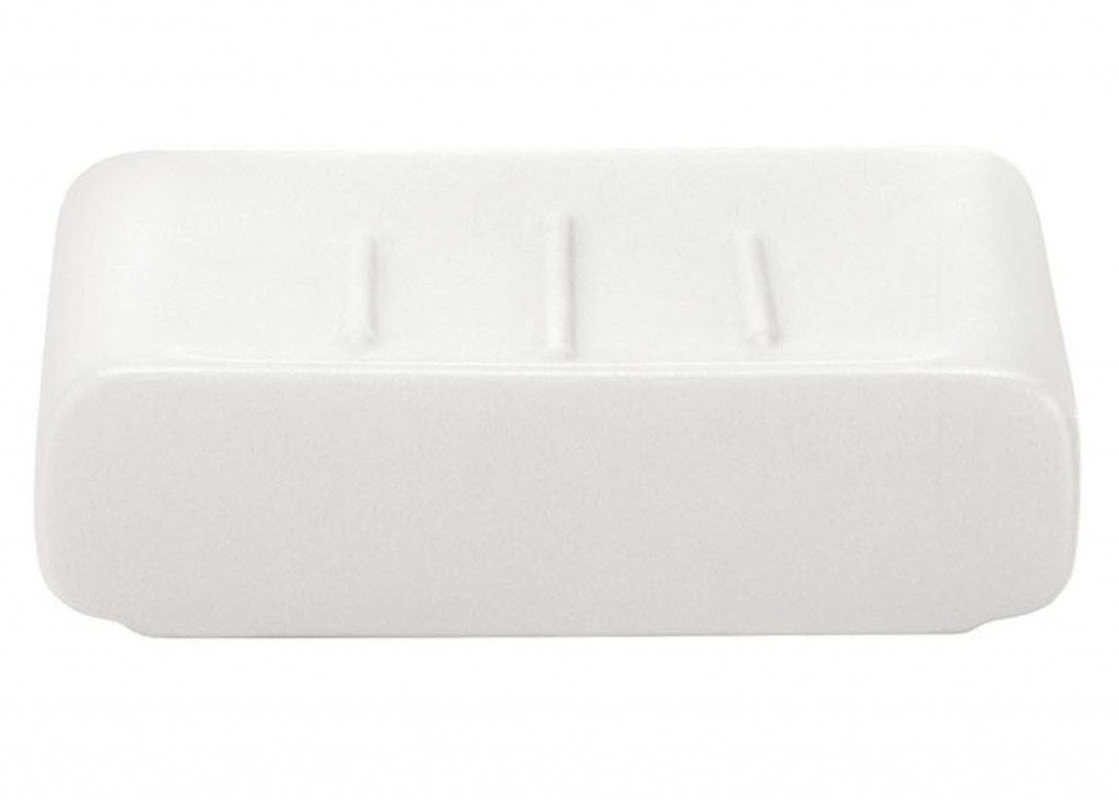 Savoniera Kleine Wolke Cubic, ceramica, alb, 11.1x2.9cm, Cod 34058